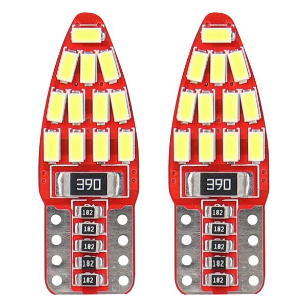 LED CANBUS 24SMD 3014 T10e (W5W) Biela 12V