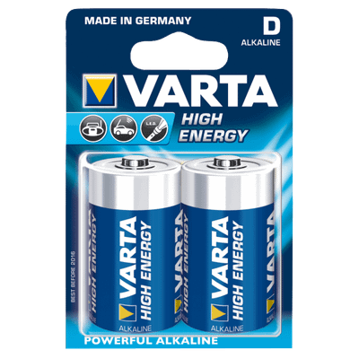 Varta High Energy D 1,5V alkalické batérie 2ks (VARTA-4920/2B)