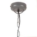 vidaXL Industriálna závesná lampa 32 cm, sivá E27