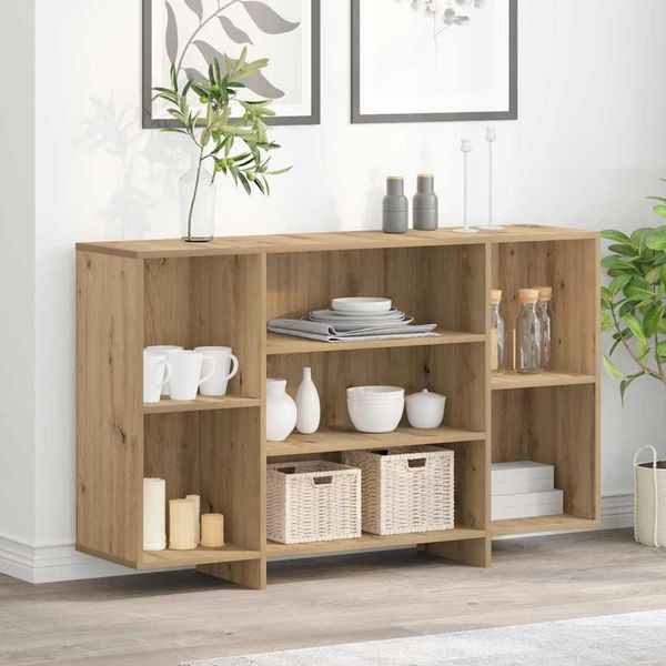 vidaXL Servírovacia skriňa Remeselný dub 120 x 30 x 75 cm