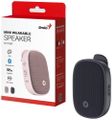 GENIUS repro SP-913BT DarkGrey/ BT6.0/ 3W/ dobíjecí USB-C/ TWS/ IPX5/ SOS Alarm/ tmavě šedé Bluetooth reproduktor, prenosný, Bluetooth 6.0, 3 W RMS, IPX5, TWS, SOS alarm, klip + magnet, tmave šedý