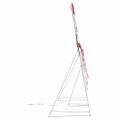 vidaXL Osvetlená rodina snehuliakov 3 ks Teplá biela 56 x 80 cm