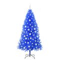 vidaXL Vianočný stromček Modrá 180 cm PVC