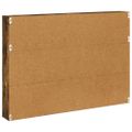 vidaXL Regál na časopisy Dymová dub 100 x 12 x 70 cm Kompozitné drevo