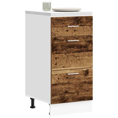 vidaXL Spodná skrinka “Lyon” Old Wood 40x46x81,5 cm Engineered Wood