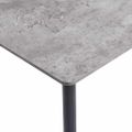 vidaXL 7-dielna jedálenská súprava koňaková umelá koža