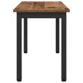 vidaXL lavička Staré drevo 80 x 35 x 45 cm Kompozitné drevo