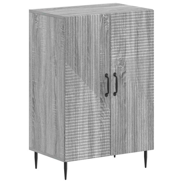 vidaXL Skriňa na topánky HAARLEM 59,5 x 39,5 x 89,5 cm Sivý Sonoma
