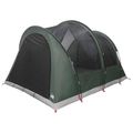 vidaXL Tunelový stan 370 x 275 x 210 cm Armádna zelená