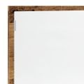 vidaXL Kúpeľňové zrkadlo s LED staré drevo 100x8,5x37 cm