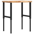vidaXL Pracovný stôl 80x60x(73-99,5) cm masívna akácia obdĺžnik