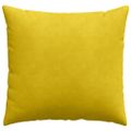 vidaXL Vankúše na pohovku 2 pcs Žltá 50 x 50 cm Kordúrová tkanina