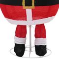 vidaXL Vianočný Santa Claus 200 LED Teplá biela 100 x 180 cm Látka