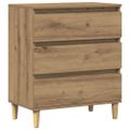 VidaXL Príborník Artisan Dub 60x35x70 cm Engineered Wood
