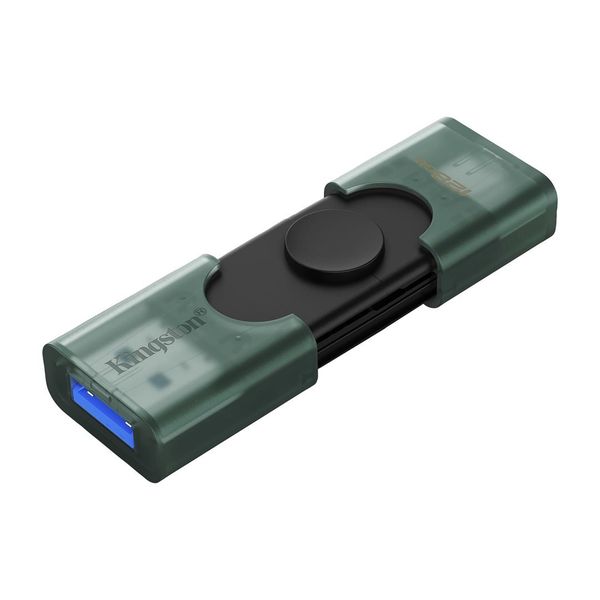 DTDEG2/128GB KINGSTON DataTraveler Duo G2/128GB/USB 3.2/USB-A + USB-C/Zelená