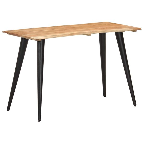 vidaXL Jedálenský stolík s nepravidelnými hranami 120x60x75 cm akáciový masív