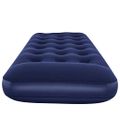 Bestway Semišová nafukovacia posteľ+zabudovaná nožná pumpa 185x76x28cm