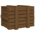 vidaXL Úložný box medovo-hnedý 58x40,5x42 cm masívna borovica