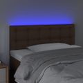 VidaXL Čelo postele hnedé 90x5x78/88 cm umelá koža