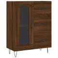 vidaXL Vysoká skrinka hnedý dub 69,5x34x180 cm spracované drevo