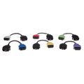 SIXTOL Kompletná sada OBD-II redukcie FiatECUScan pre osobné autá MECHANIC CABLE SET 3, 6ks