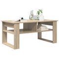 vidaXL Konferenčný stolík Sonoma dub 96 x 54 x 44 cm Kompozitné drevo
