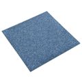 vidaXL Koberec 20 ks Modrá 50 x 50 cm 100% polypropylén