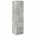 vidaXL Highboard Betónová šedá 31.5 x 32 x 122.5 cm