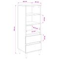 vidaXL Highboard Staré drevo 40 x 36 x 110 cm Kompozitné drevo