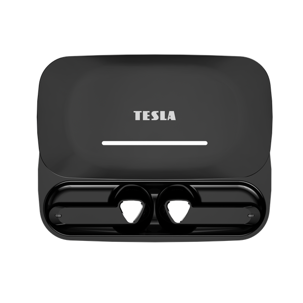 TESLA Sound EB20 Bezdrôtové Bluetooth slúchadlá - Black Raven - rozbalené
