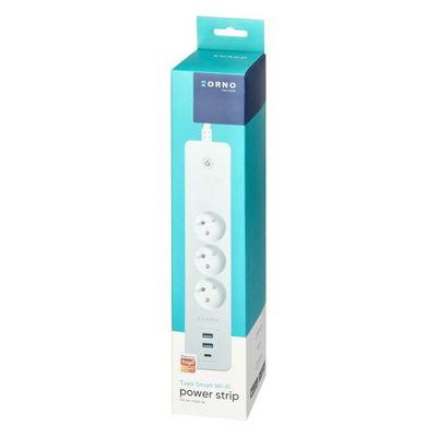 Smart predlžovací kábel ORNO OR-SH-17520/W, 1,8 m 2xUSB+USB-C WiFi TUYA Smart prodlužovací kabel ORNO OR-SH-17520/W, 1,8m 2xUSB+USB-C WiFi TUYA