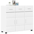 vidaXL Servírovacia skriňa FLORIN 88,5 x 30,5 x 73 cm Biela