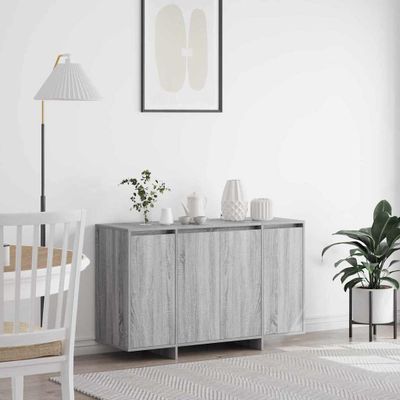 vidaXL Servírovacia skriňa Sivý dub sonoma 120 x 41 x 75 cm