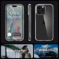 Obal Spigen Ultra Hybrid pre iPhone 15 Pro 6,1" kryštálovo číry