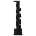vidaXL Regál na časopisy Čierny dub 70 x 41 x 156 cm Kompozitné drevo