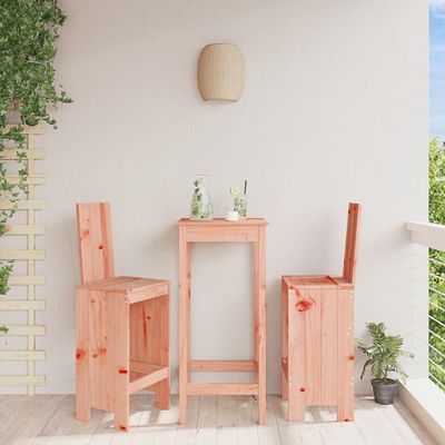 vidaXL Barové stoličky 2 ks 40x42x120 cm masívne drevo douglas