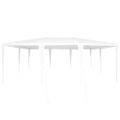 vidaXL Párty stan Biela 600 x 400 x 266 cm Polyetylén a oceľ