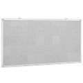 vidaXL Magnetická biela tabuľa 100x50x1,7 cm hliník