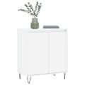 vidaXL Komoda vysoký lesk biela 60x35x70 cm spracované drevo