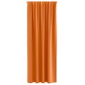vidaXL Záclony na zatemnenie s krúžkami 2 ks Jasná oranžová Polyester