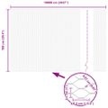 vidaXL Hexagonálny plot 1 x 100 m PVC Zelená