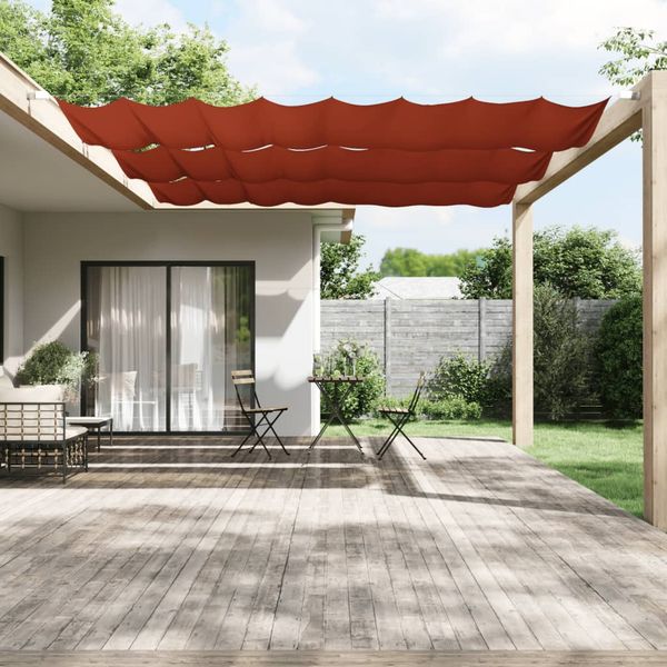 vidaXL Vertikálna markíza terakotová 140x420 cm oxfordská látka