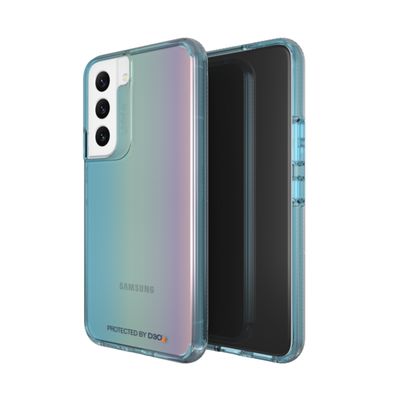 ZAGG GEAR4 Milan kryt SG S22 Plus transparentný tyrkys
