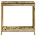 vidaXL Stôl na presádzanie s policou 82,5x50x75 cm impregnov. borovica