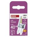 LED žiarovka Classic JC / G9 / 4,2 W (40 W) / 470 lm / neutrálna biela / stmievateľné