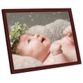 vidaXL Fotorámiky na stenu alebo stôl 5 ks tmavočervené 29,7x42 cm