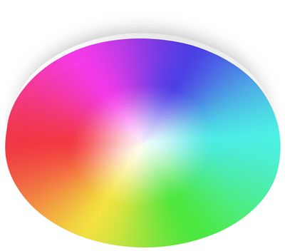 iGET HOME LS1 - Wi-Fi LED svetlo 15W RGB, CCT, 22cm, stmievateľné, samostatné, IP54
