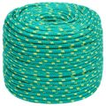 vidaXL Lodné lano zelené 8 mm 25 m polypropylén