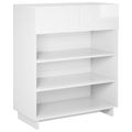 vidaXL Skrinka na topánky 73 x 38 x 87,5 cm Spracované drevo