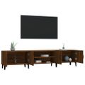 vidaXL TV skrinka hnedý dub 180x31,5x40 cm kompozitné drevo